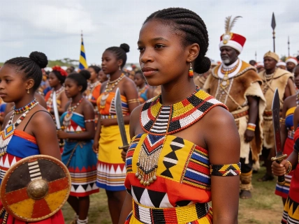 Nomcebo Zuma named royal fiancée to King Mswati III at Eswatini Reed Dance The Africans Time